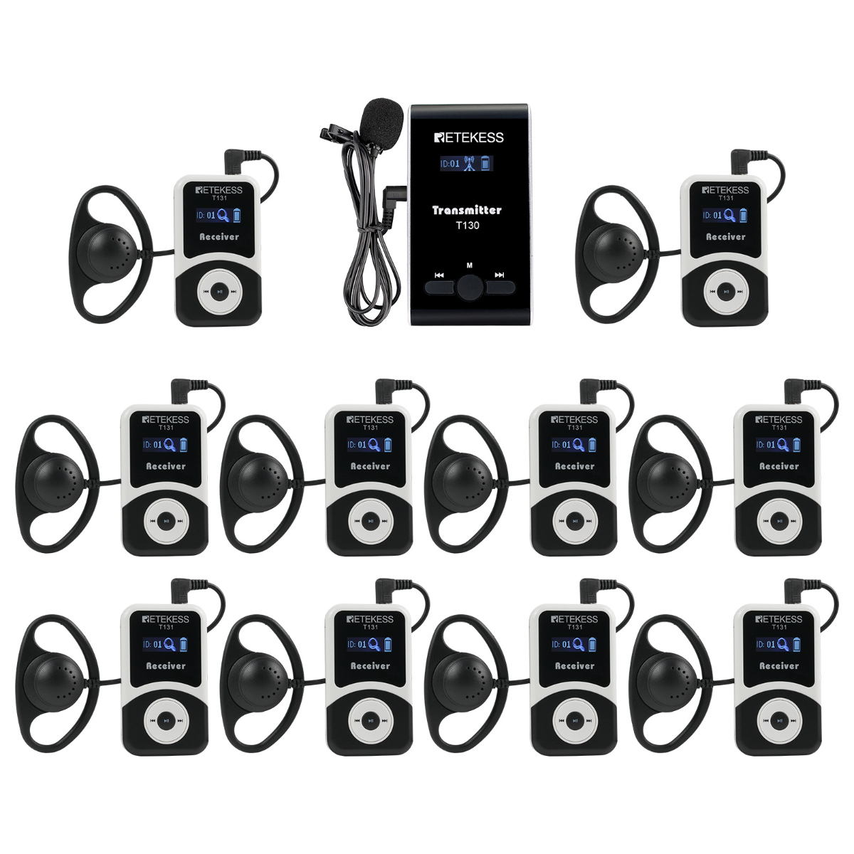 Wireless tour guide system kit for rent in Copenhagen - Mercure.dk